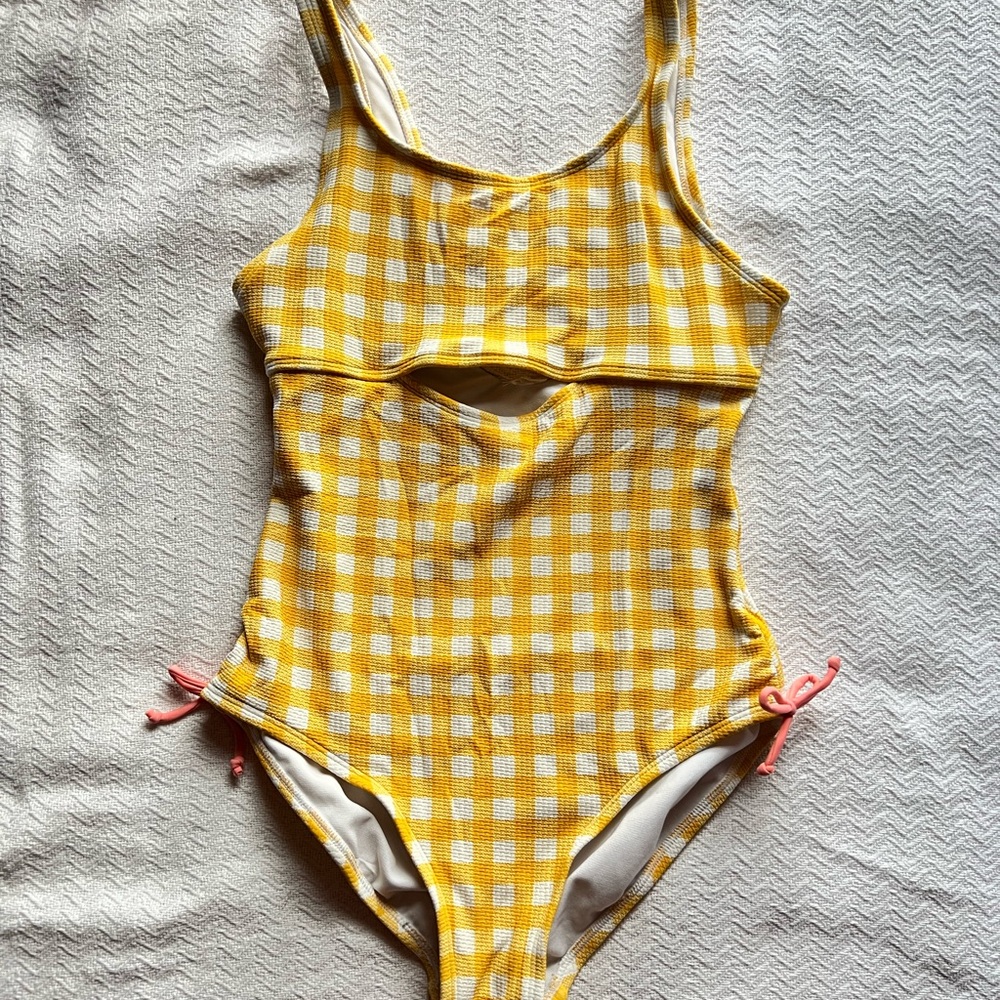 Target Gingham One piece swimsuit